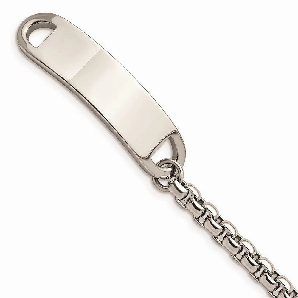 Stainless Steel Polished 8.75in ID Bracelet