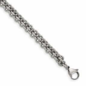 Stainless Steel Polished 9in Bracelet
