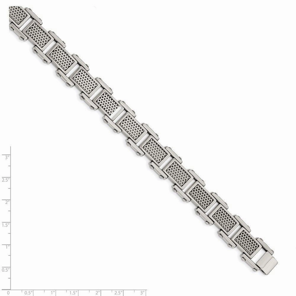 Stainless Steel Polished and Brushed Bracelet