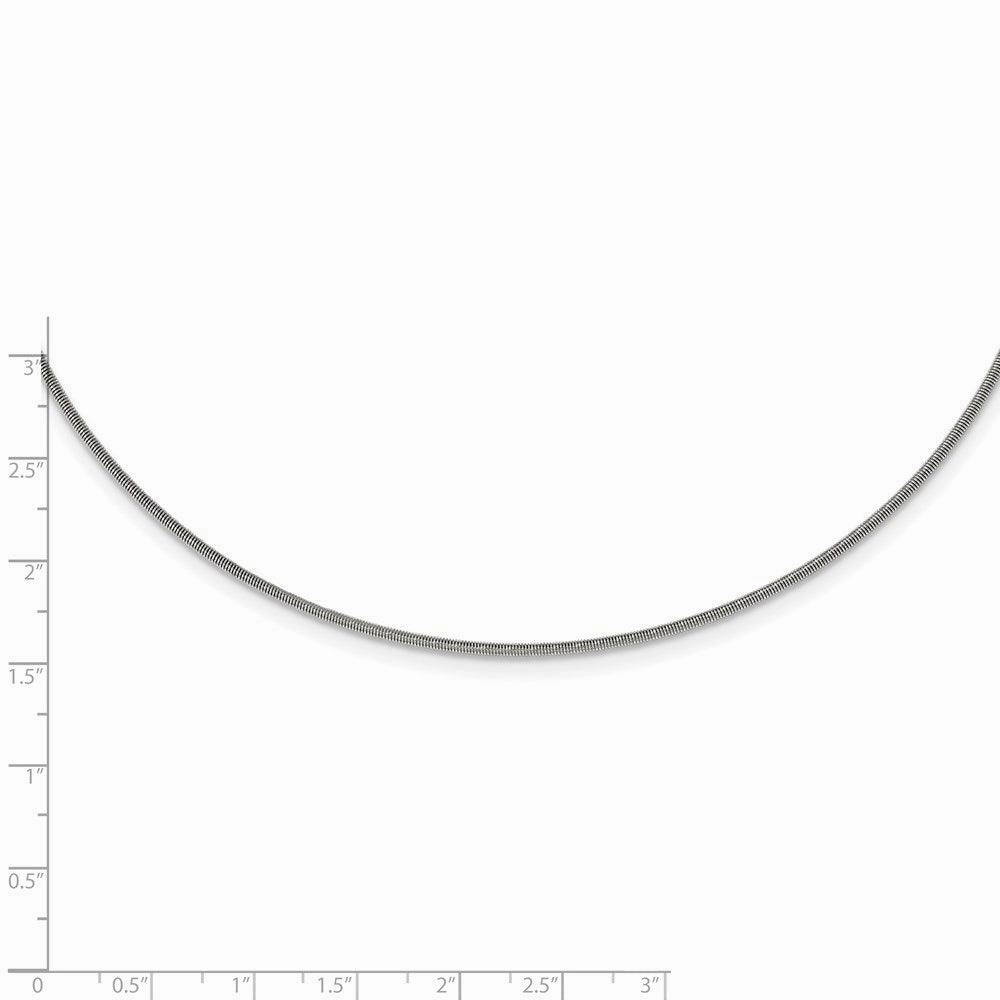 Stainless Steel Polished and Textured Necklace