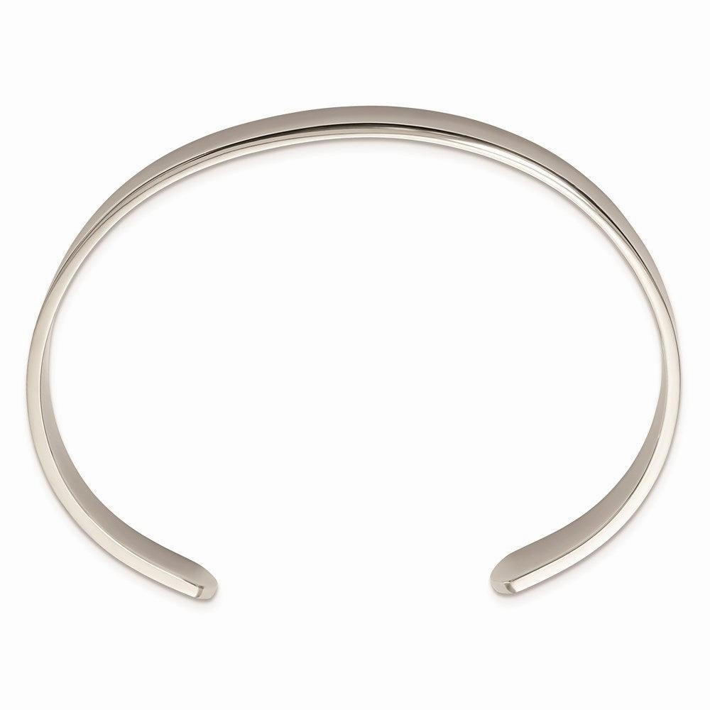 Stainless Steel Polished Cuff Bangle