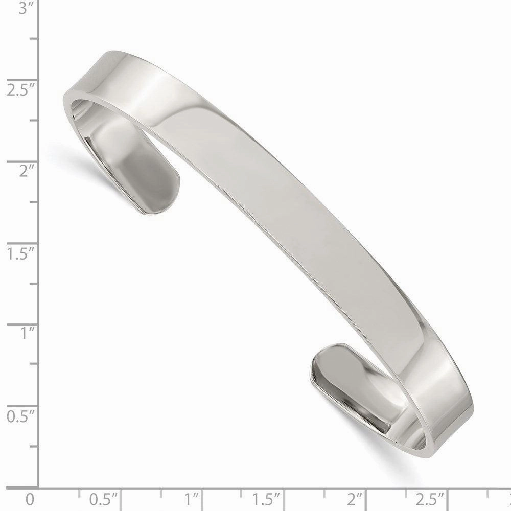 Stainless Steel Polished Cuff Bangle