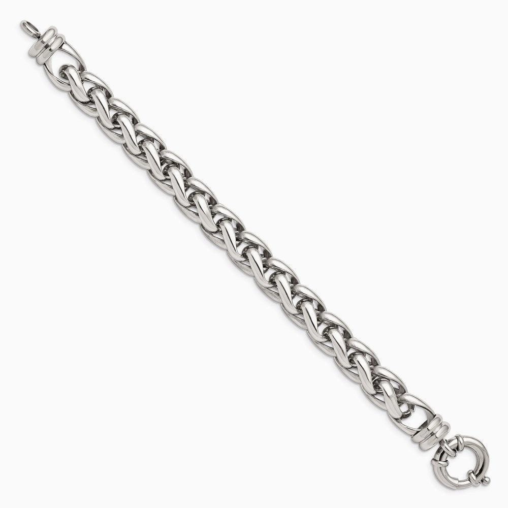 Stainless Steel Polished Fancy Link Bracelet