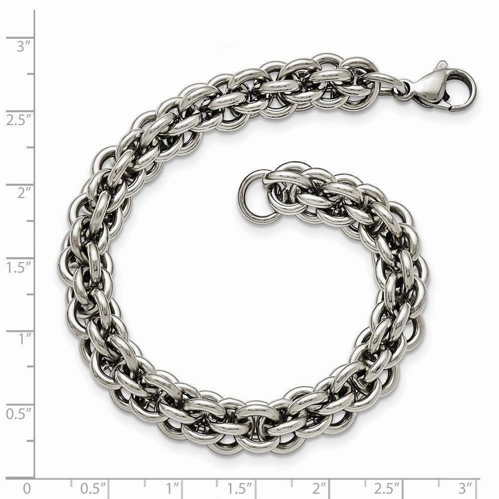 Stainless Steel Polished Fancy Link Bracelet