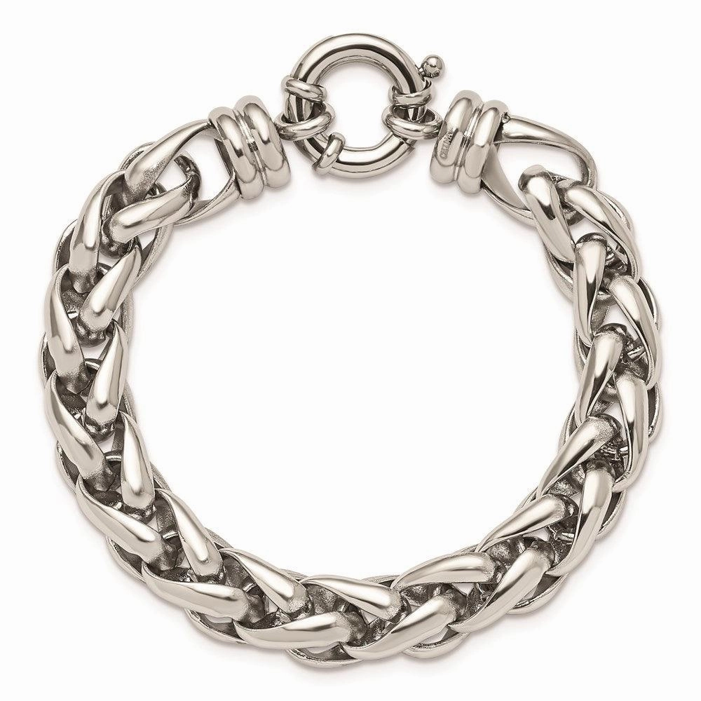 Stainless Steel Polished Fancy Link Bracelet