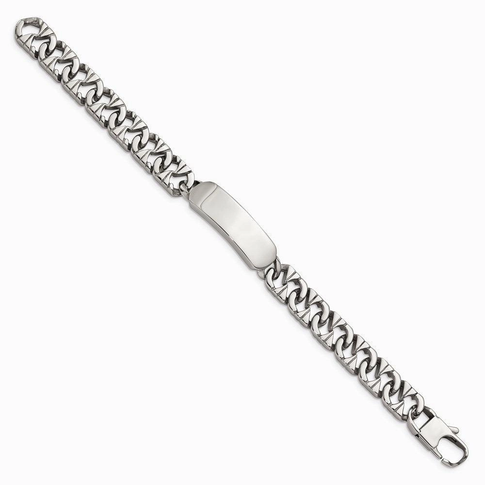 Stainless Steel Polished ID Bracelet