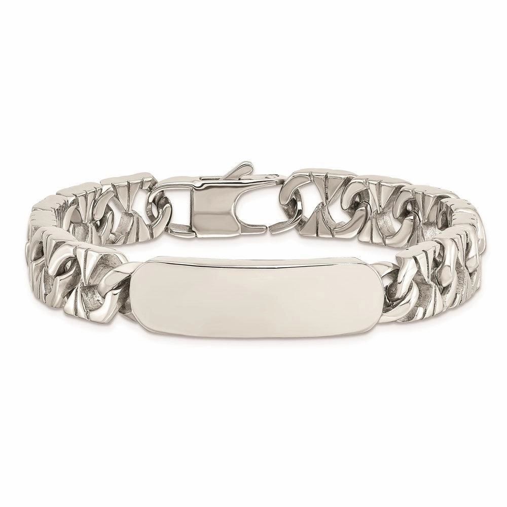Stainless Steel Polished ID Bracelet
