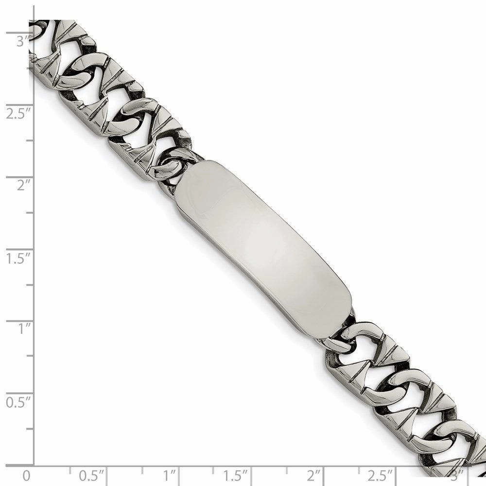 Stainless Steel Polished ID Bracelet