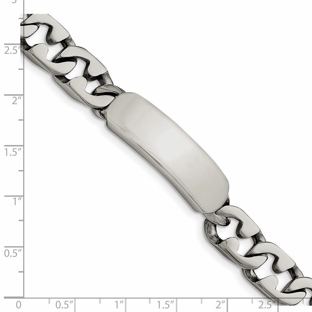 Stainless Steel Polished ID Bracelet