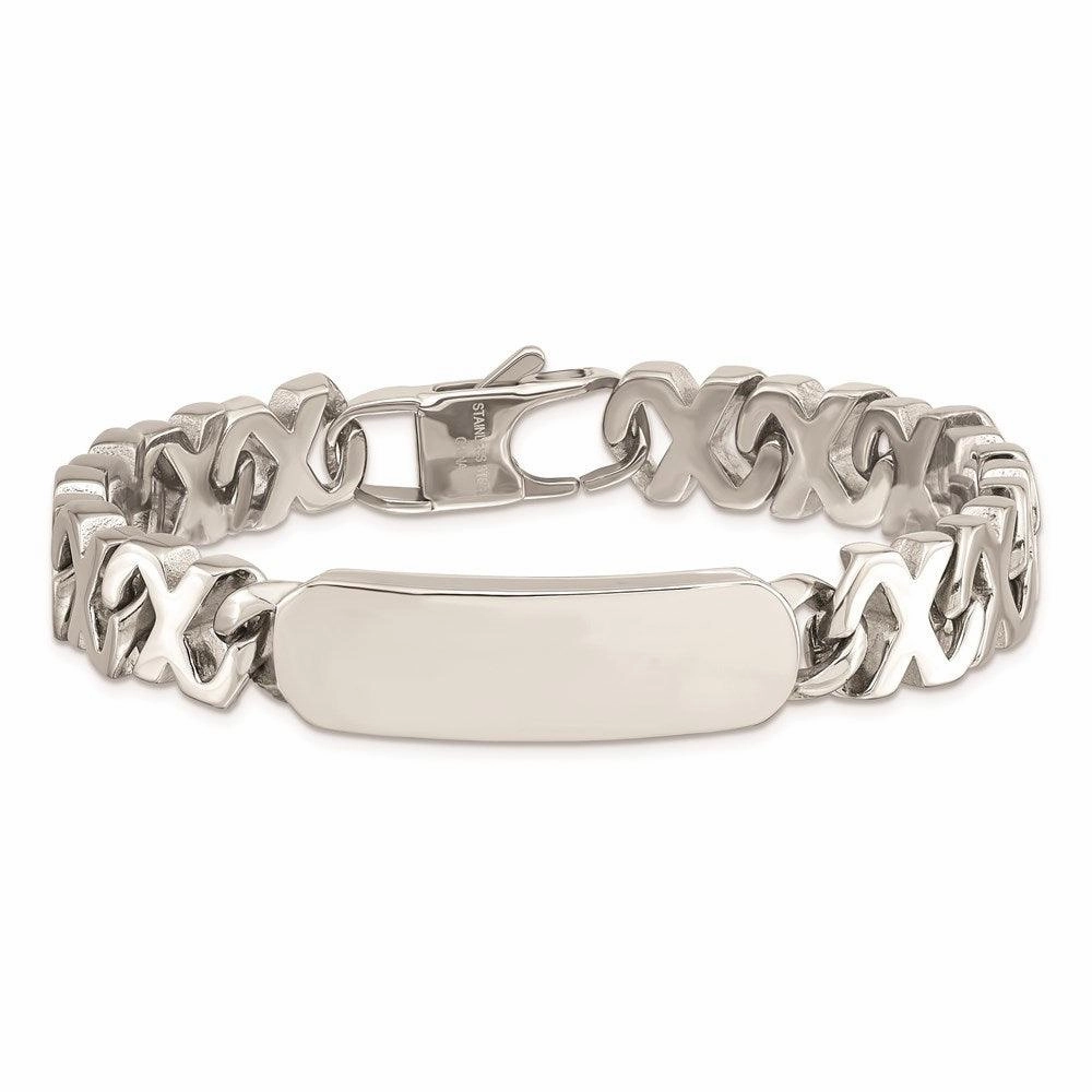 Stainless Steel Polished ID Bracelet