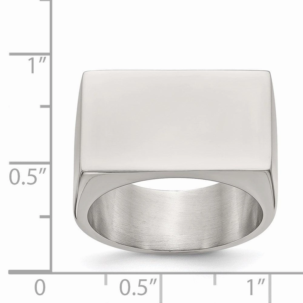 Stainless Steel Polished ID Ring