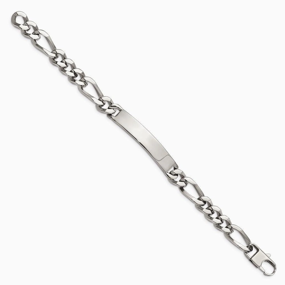 Stainless Steel Polished Large ID Bracelet