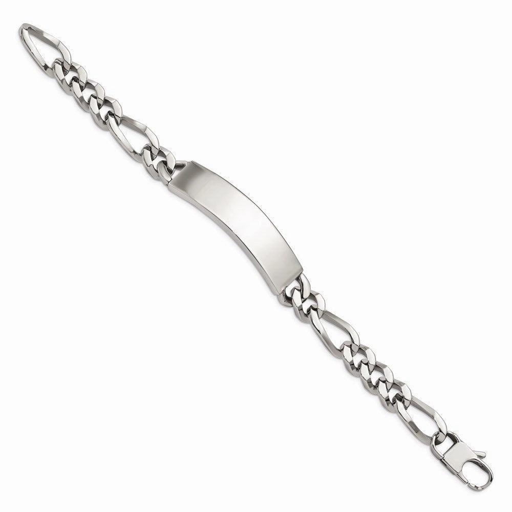 Stainless Steel Polished Large ID Bracelet