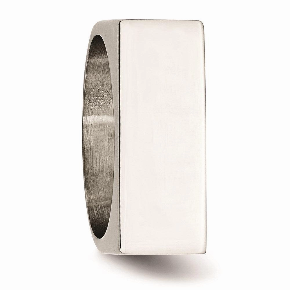 Stainless Steel Polished Signet Ring