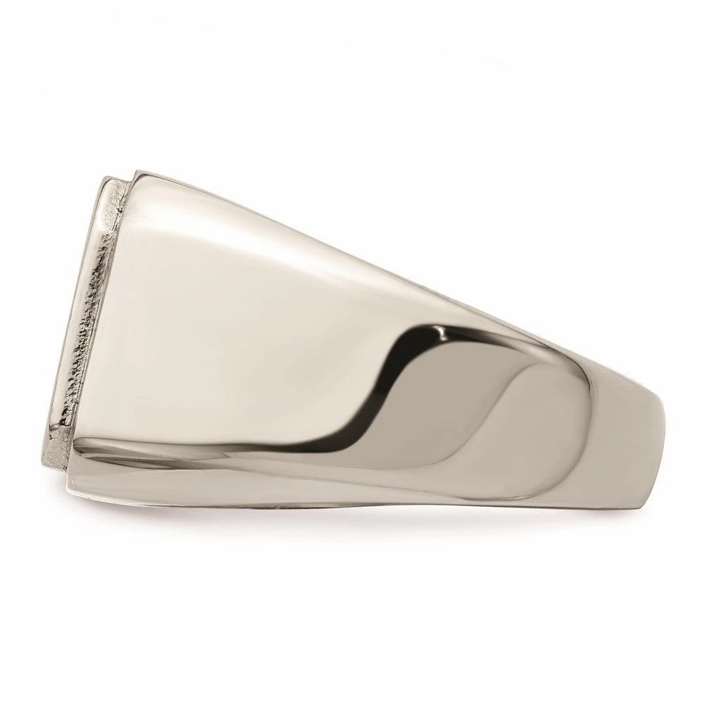 Stainless Steel Polished Signet Ring