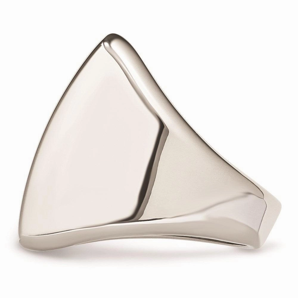 Stainless Steel Polished Square Ring