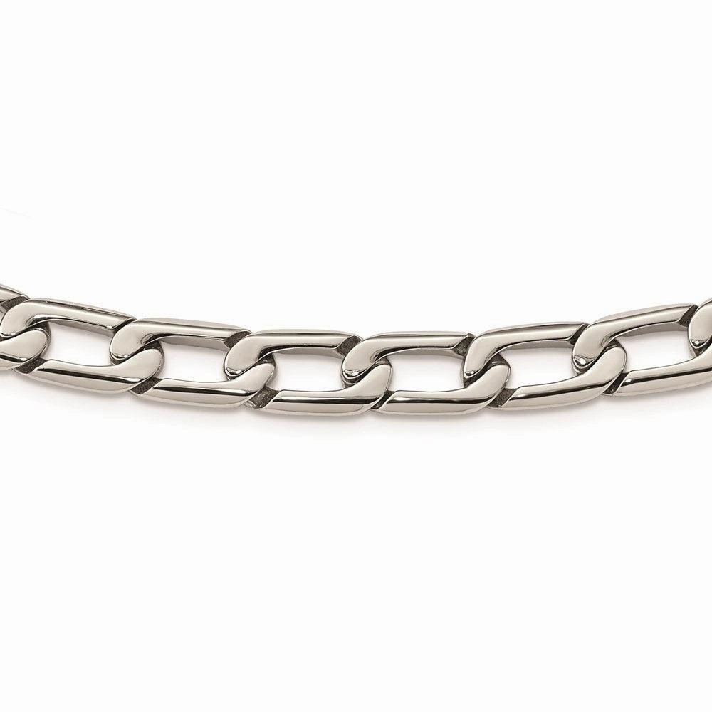 Stainless Steel Polished Squares Necklace
