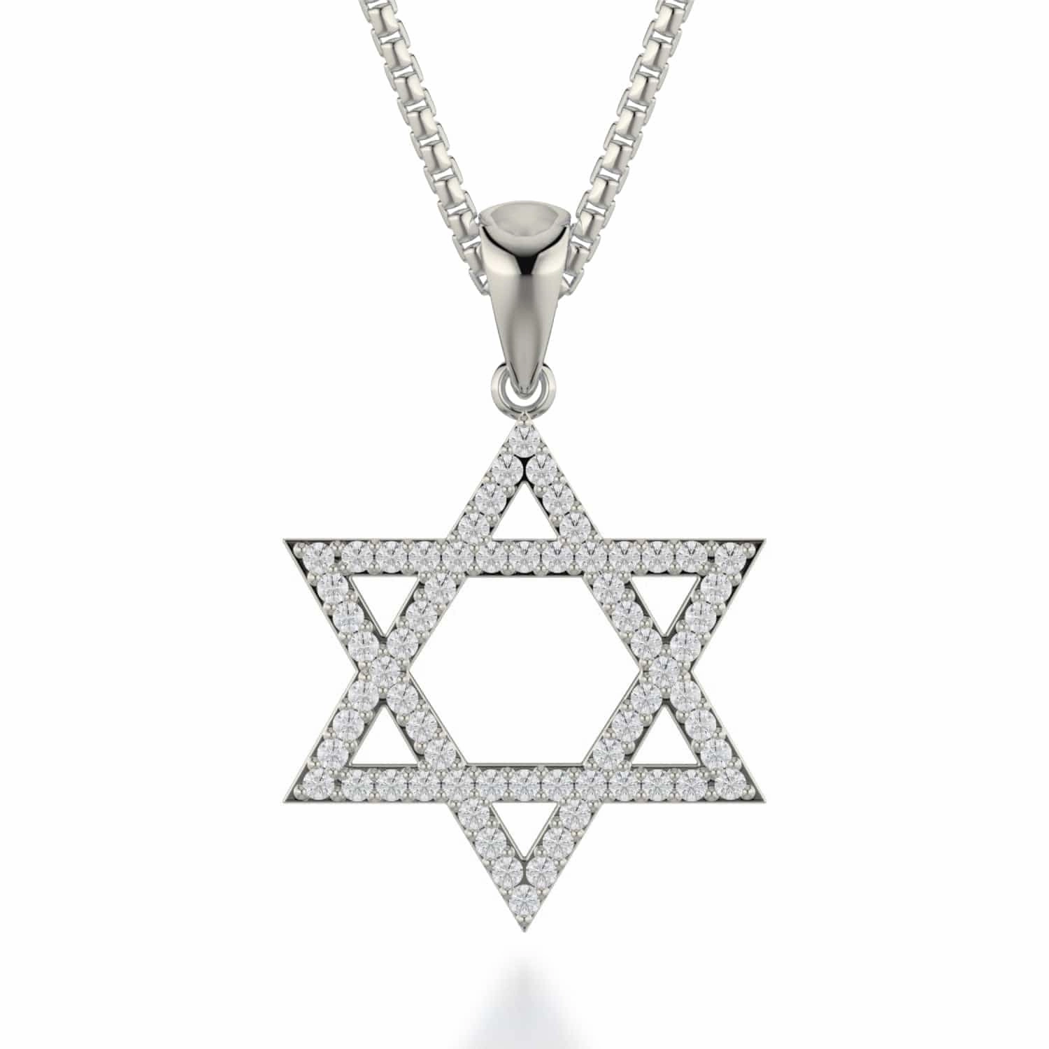 Star of David Diamond Pendant MP235YG