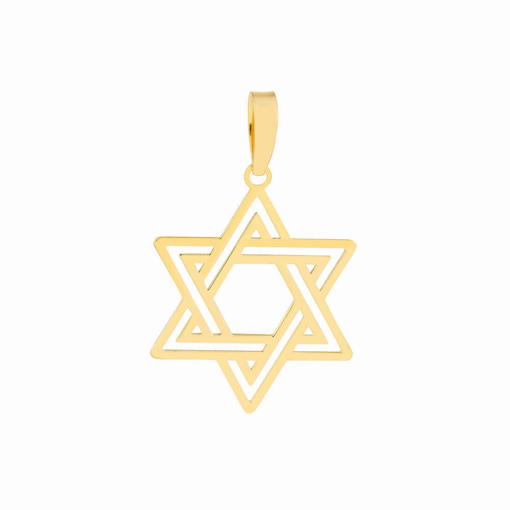 Star Of David Pendant Interlocking