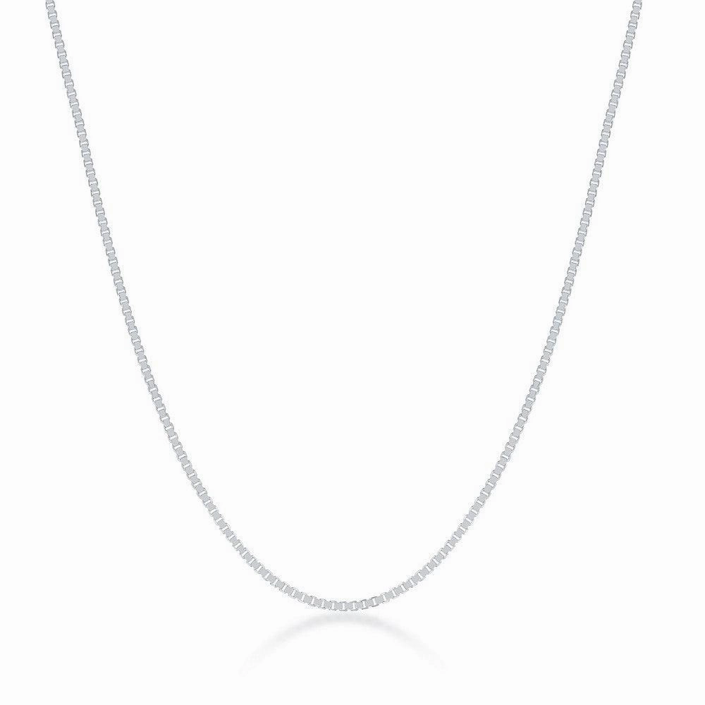 Sterling Silver 1.2mm Box Chain, 30"