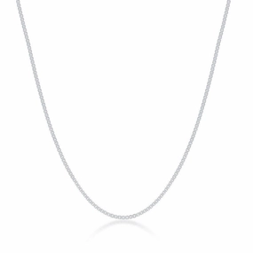 Sterling Silver 1.2mm Box Chain, 30"
