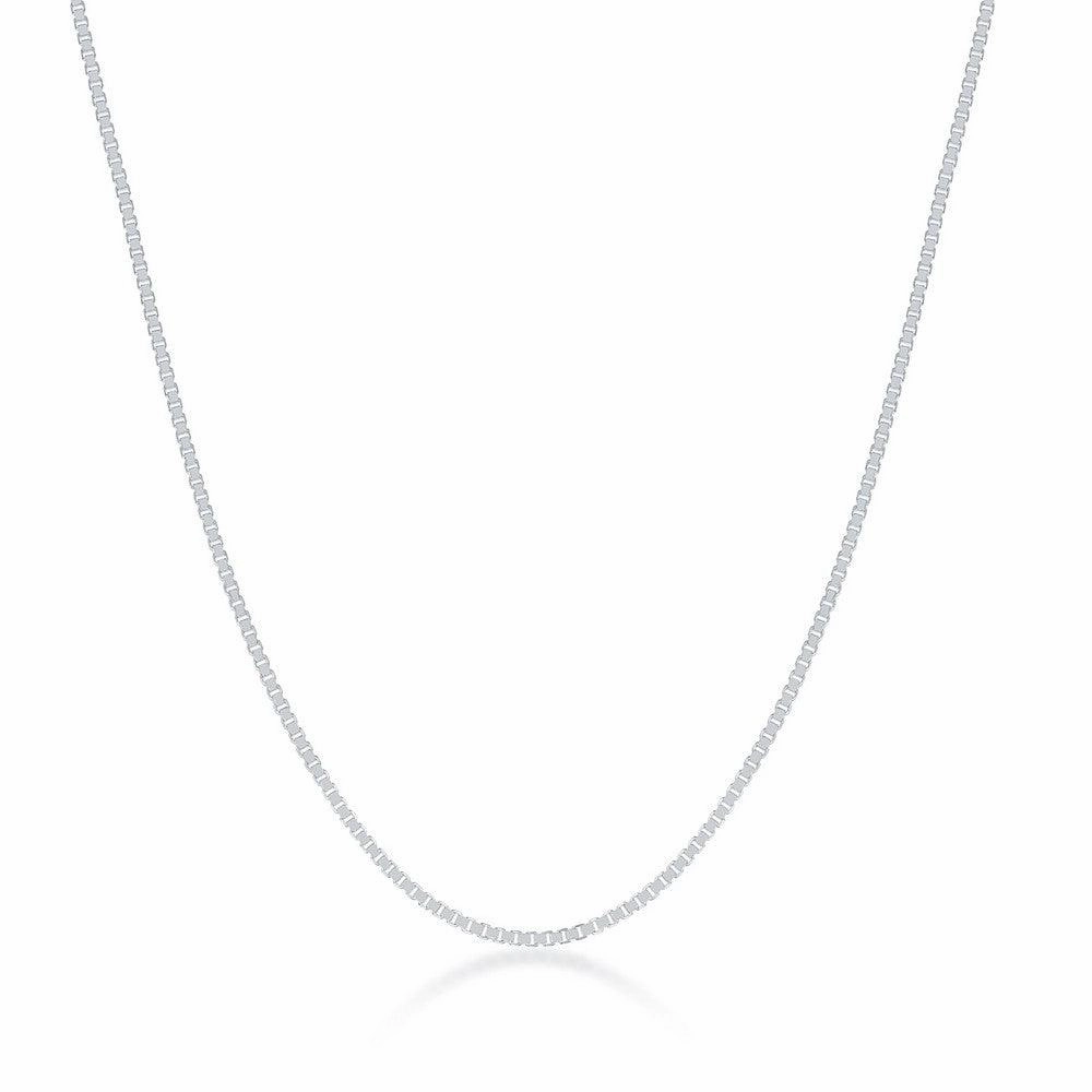 Sterling Silver 1.2mm Box Chain, 30"