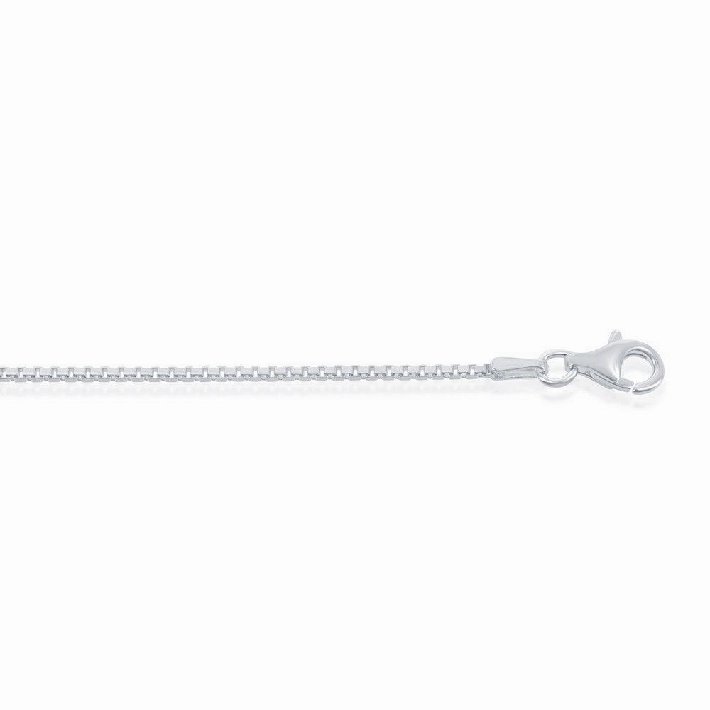 Sterling Silver 1.2mm Box Chain, 30"