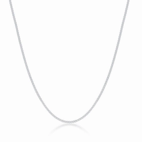 Sterling Silver 1.2mm Box Chain, 30"