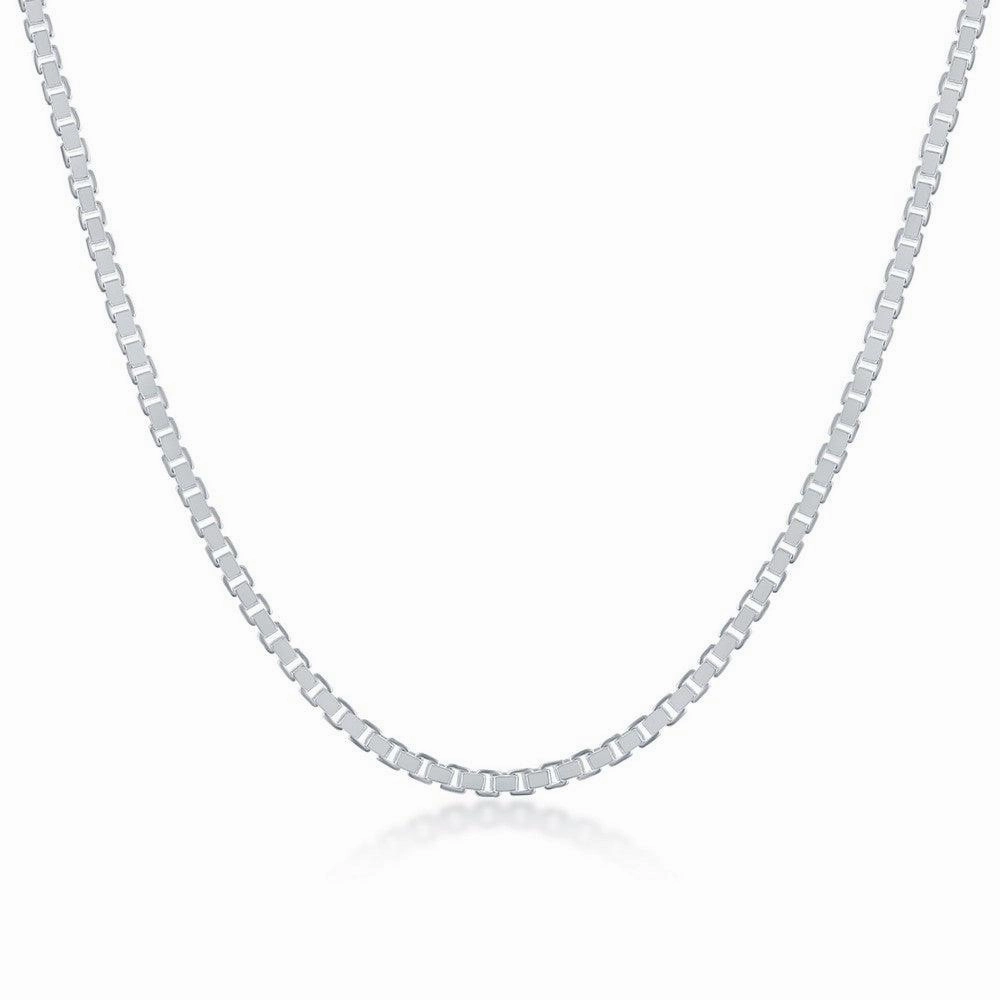 Sterling Silver 1.8mm Box Chain, 18"