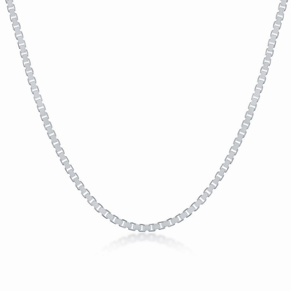 Sterling Silver 1.8mm Box Chain, 20"
