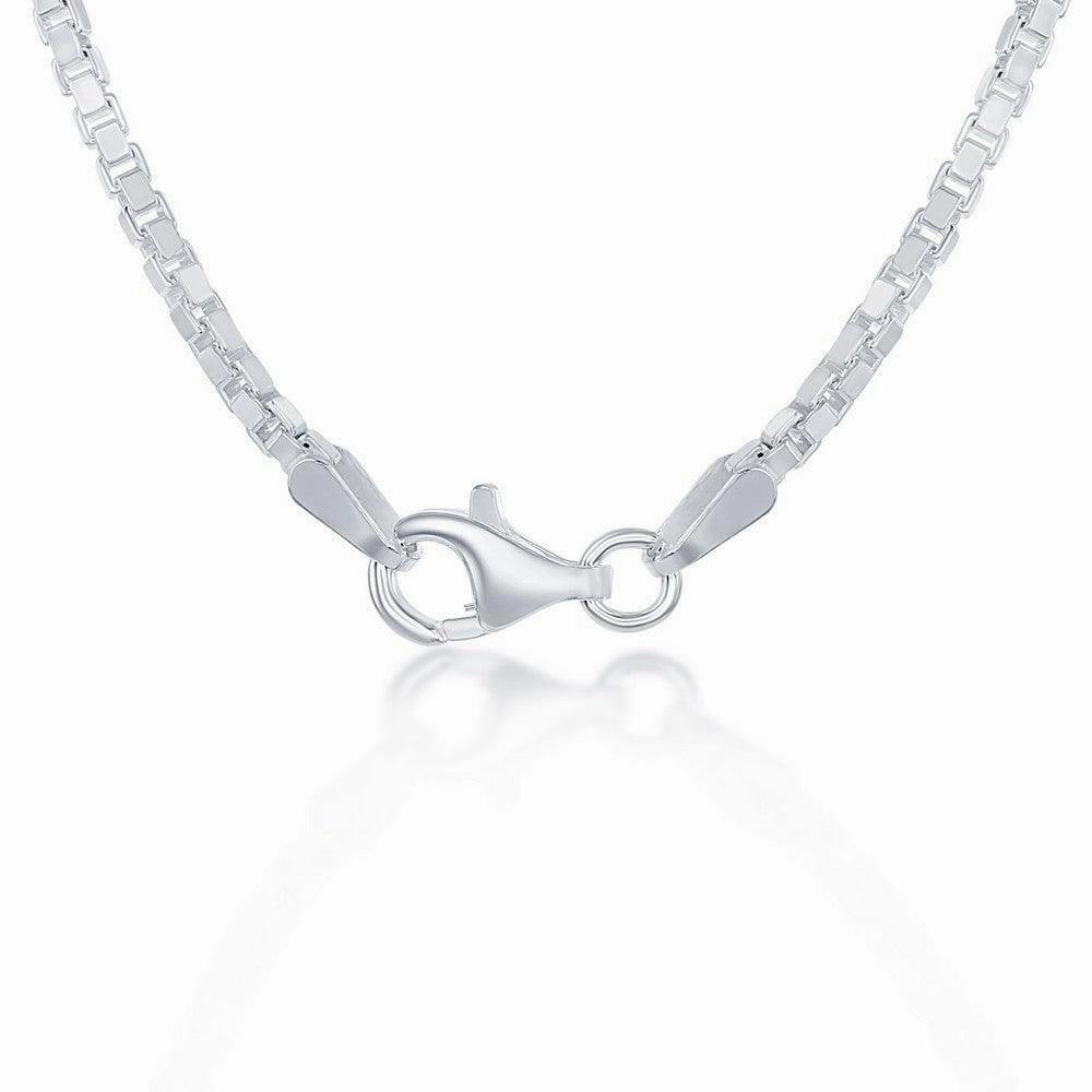 Sterling Silver 1.8mm Box Chain, 22"