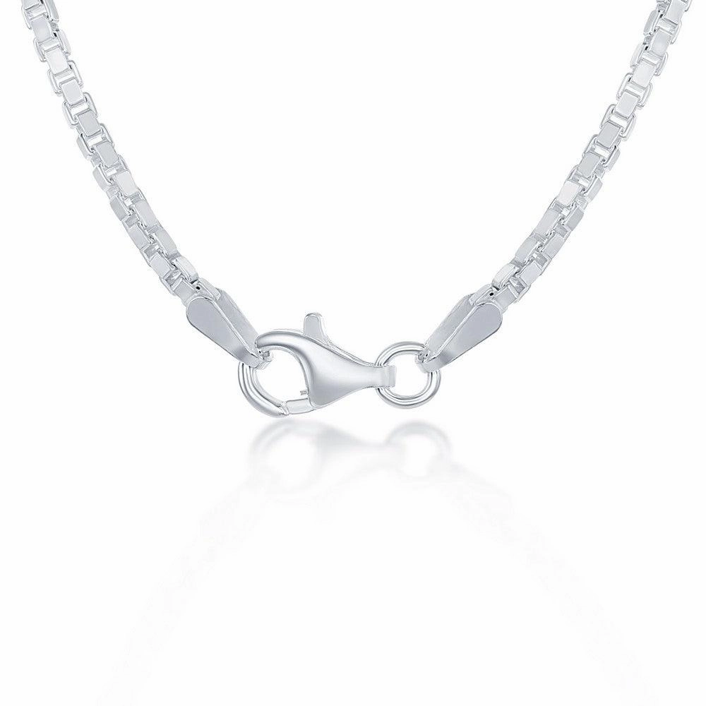 Sterling Silver 1.8mm Box Chain, 30"