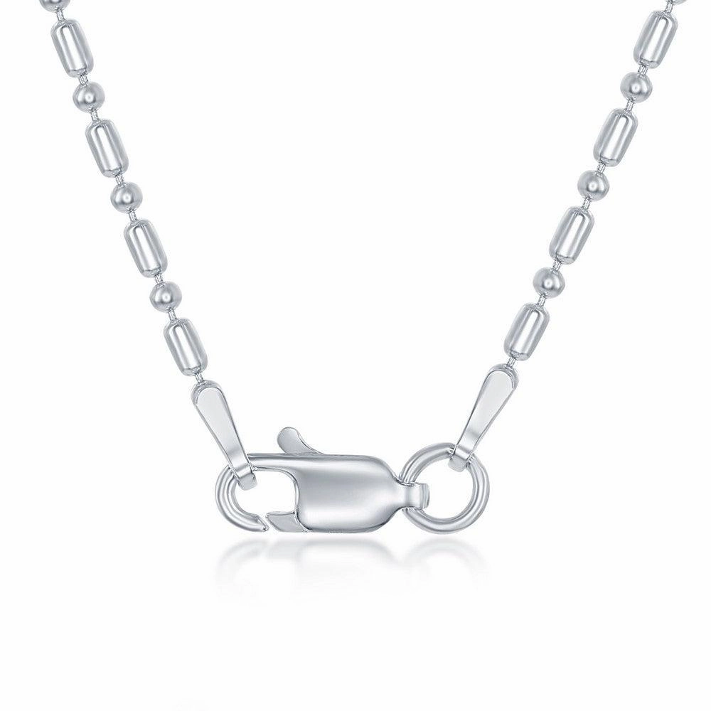 Sterling Silver 1.9mm 1 1 Bead Chain, 20"