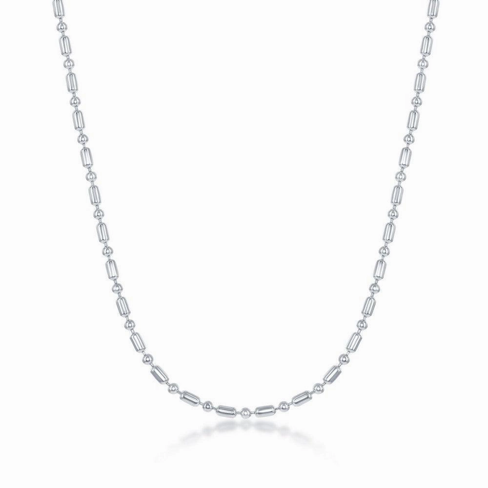 Sterling Silver 1.9mm 1 1 Bead Chain, 8"