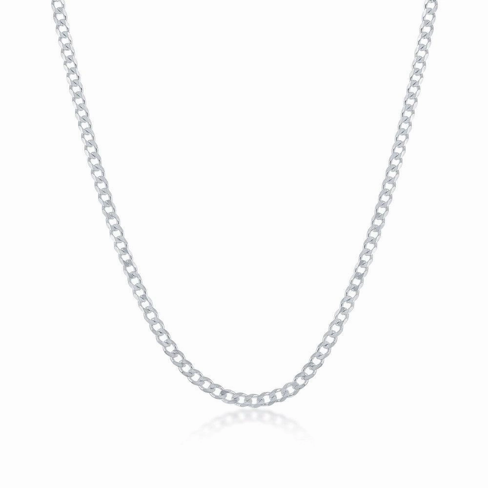 Sterling Silver 2mm Cuban Chain, 16"
