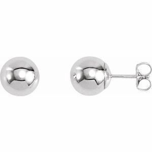 Sterling Silver 3 mm Ball Stud Earrings