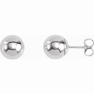 Sterling Silver 3 mm Ball Stud Earrings