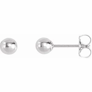 Sterling Silver 3 mm Ball Stud Earrings