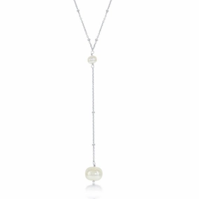 Sterling Silver Beads By The Yard FWP Lariat Necklace