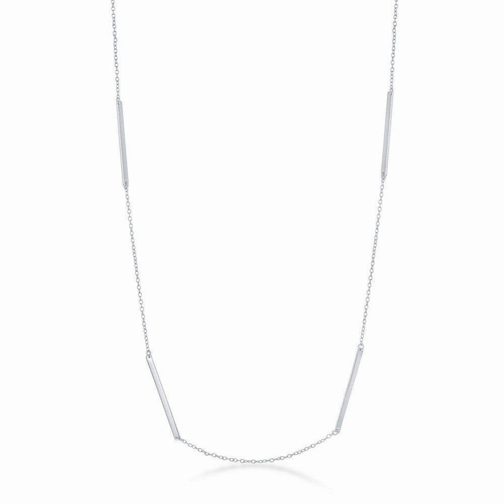 Sterling Silver Multiple Bar Necklace