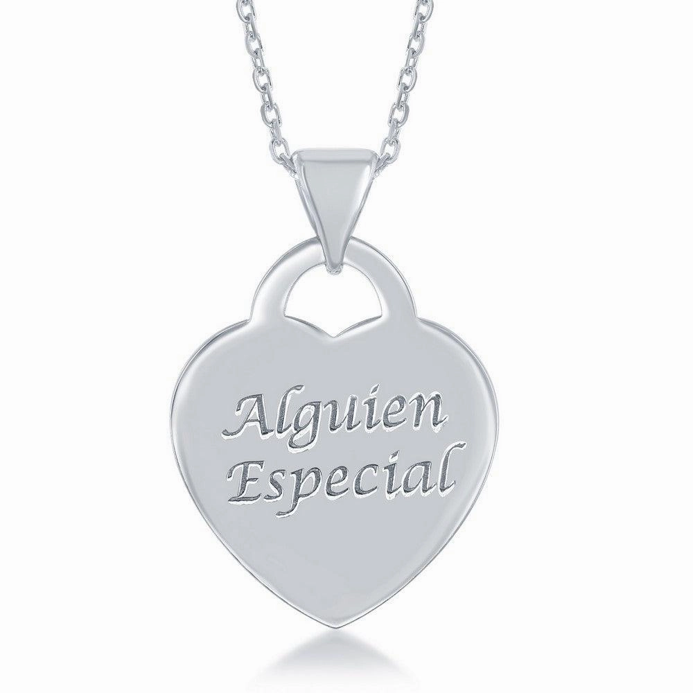 Sterling Silver Shiny Heart Pendant