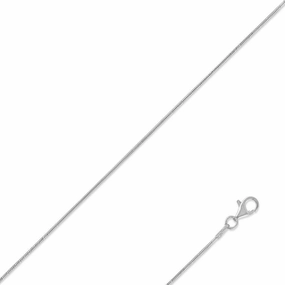 Sterling Silver Snake Chain, 18"