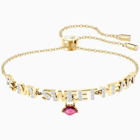 Swarovski Women's Bracelet - Melt Your Heart Yellow Gold Plated | 5446015
