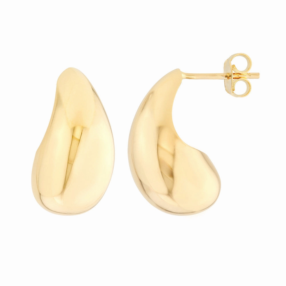 Teardrop Dome Earrings