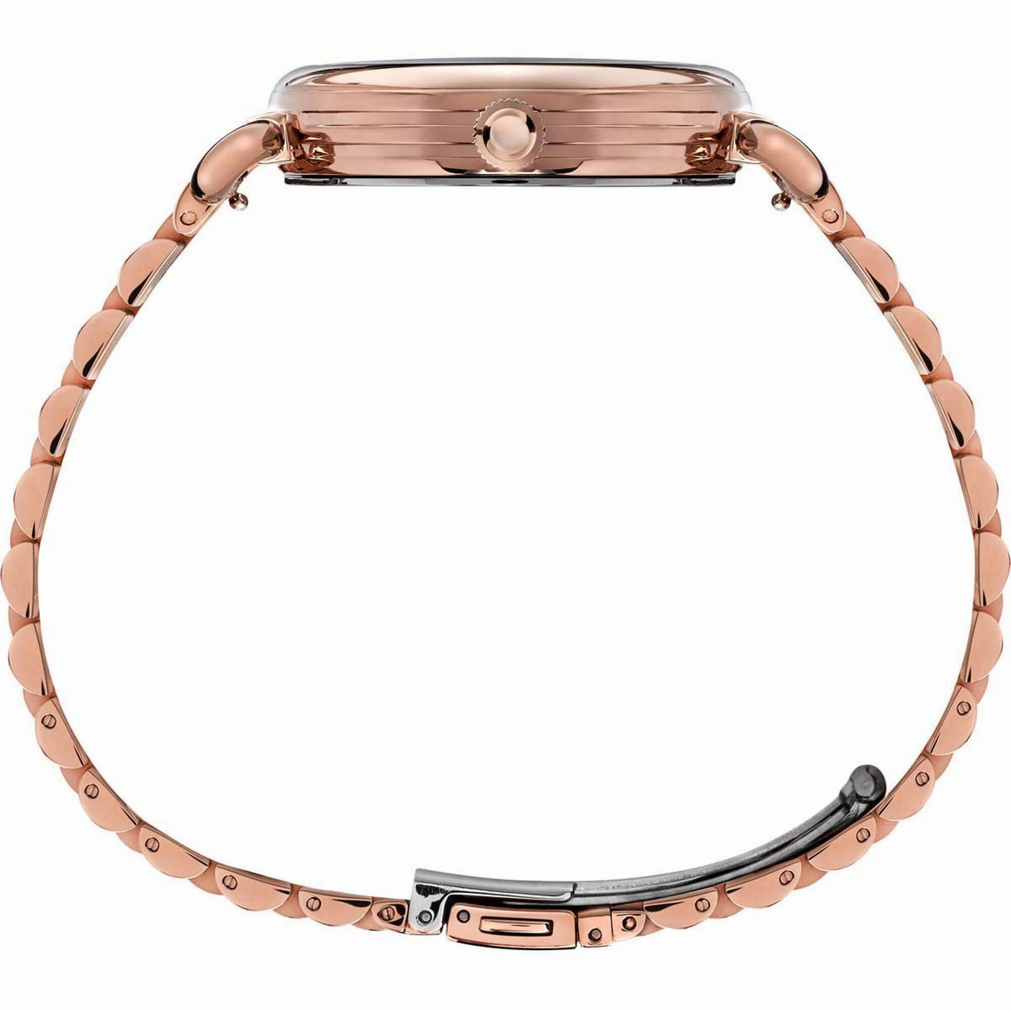 Timex Women's Watch - Heritage MOP Dial Rose Gold Tone Bracelet | TW2T89400VQ