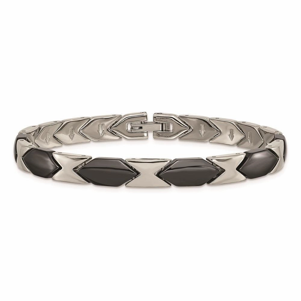 Titanium Black Ceramic 7.5in Bracelet