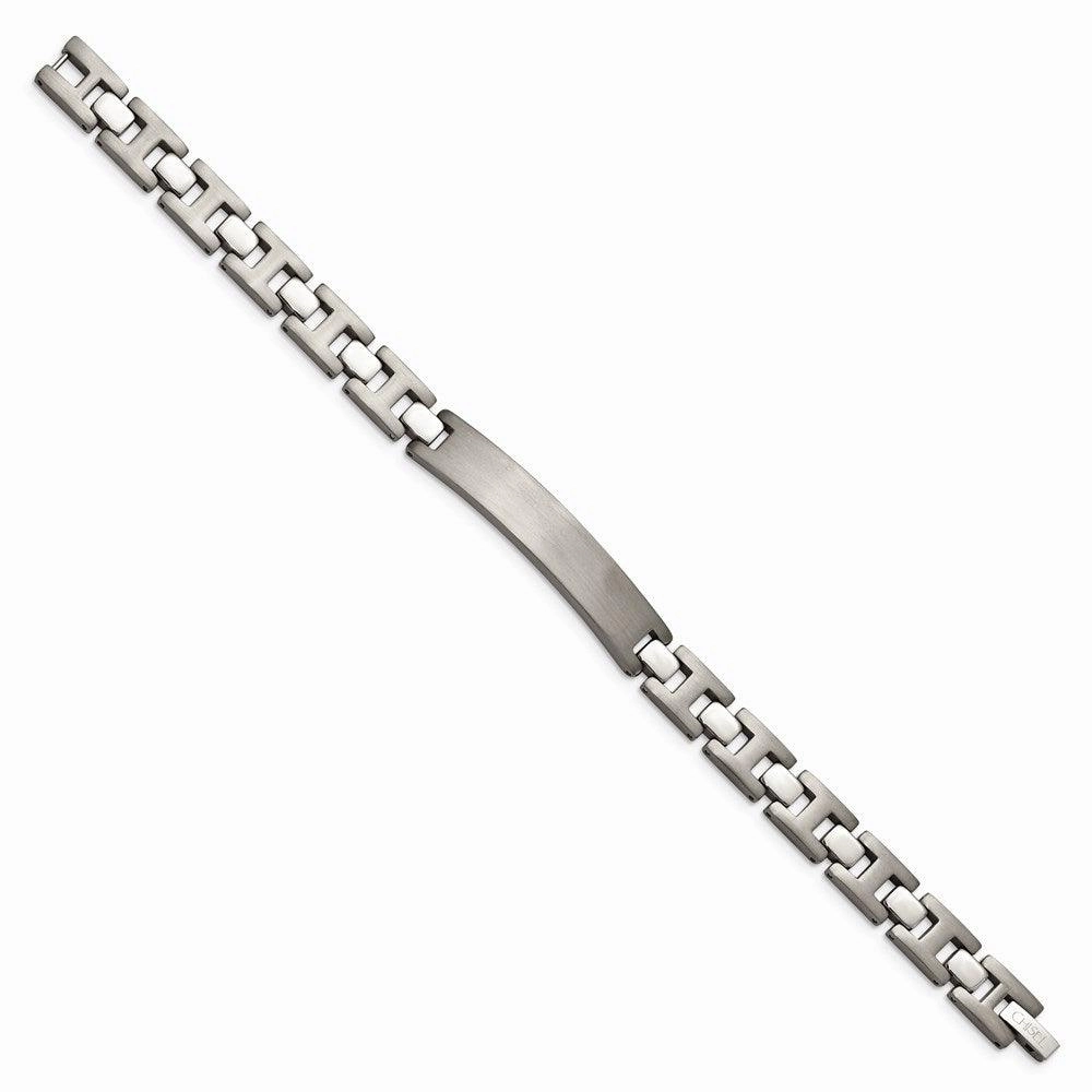 Titanium Brushed and Polished ID 8.5in Bracelet