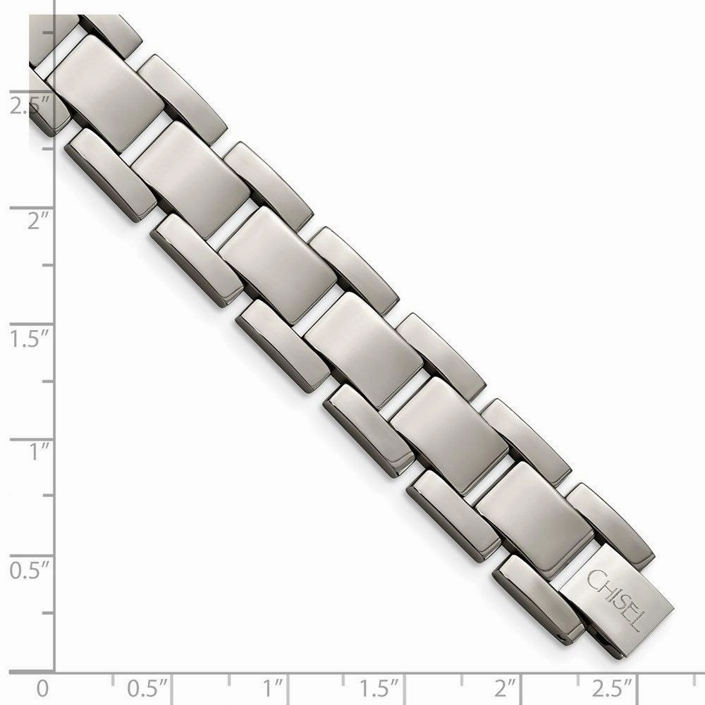 Titanium Polished 8.5in Bracelet