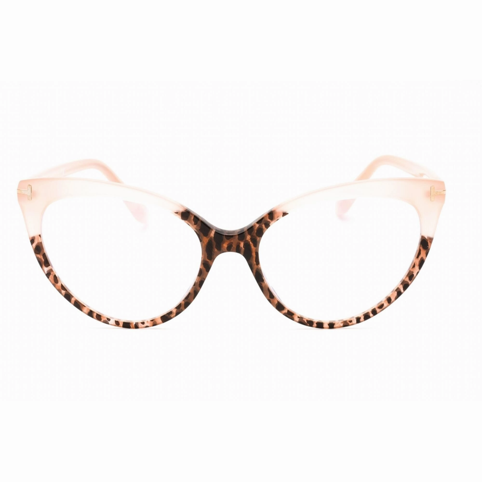 Tom Ford Women's Eyeglasses - Colored Havana Plastic Cat Eye Frame | FT5674-B 055