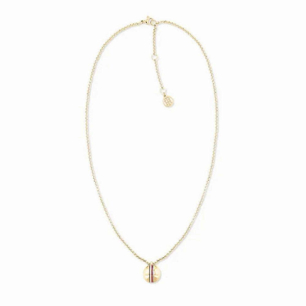 Tommy Hilfiger Gold Plated Orb Ladies Necklace 2780492